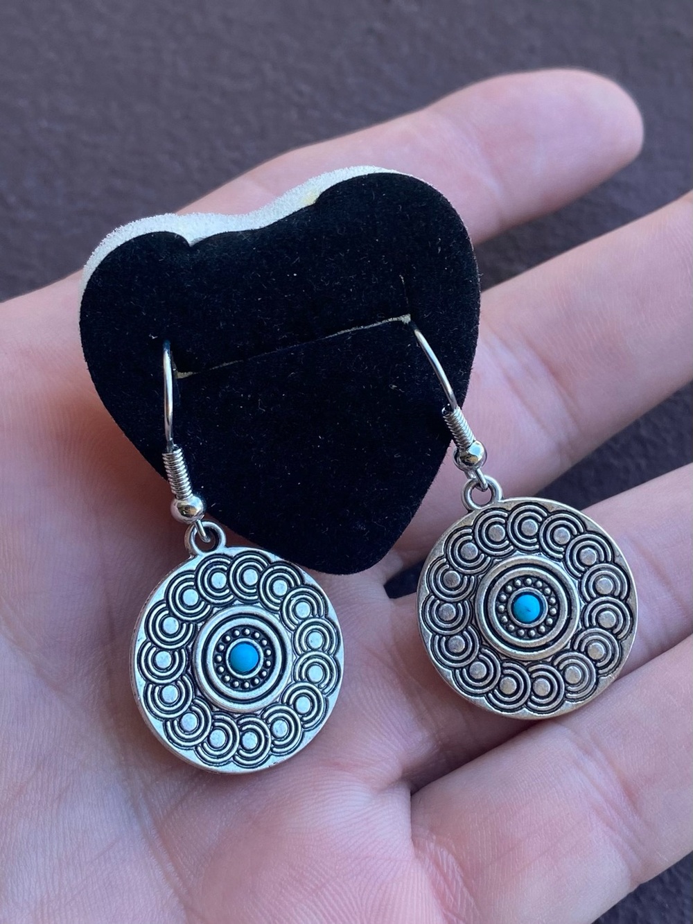 Western Style Tibetan Silver - Stainless Steel Dangle Drop Earrings